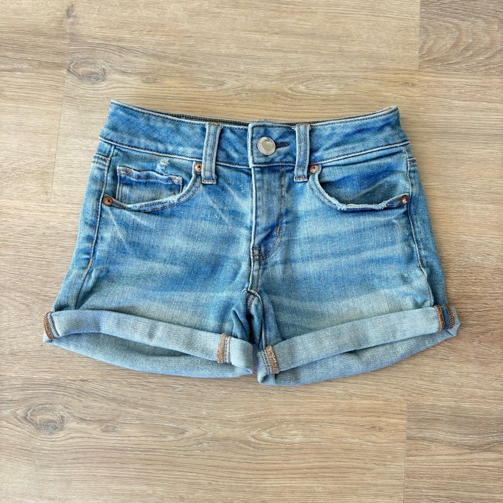 AEO Denim Midi Shorts